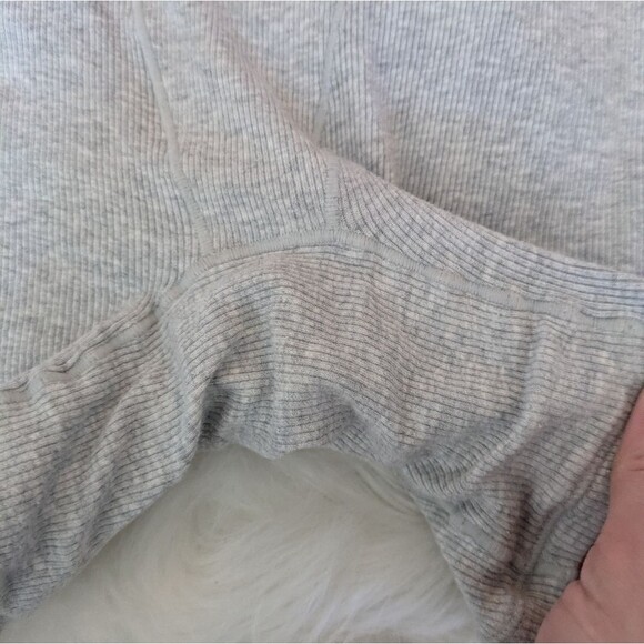 Skims Cotton Rib Boxers Heather Gray Grey Ribbed Boxer Briefs XS - Picture 4 of 6